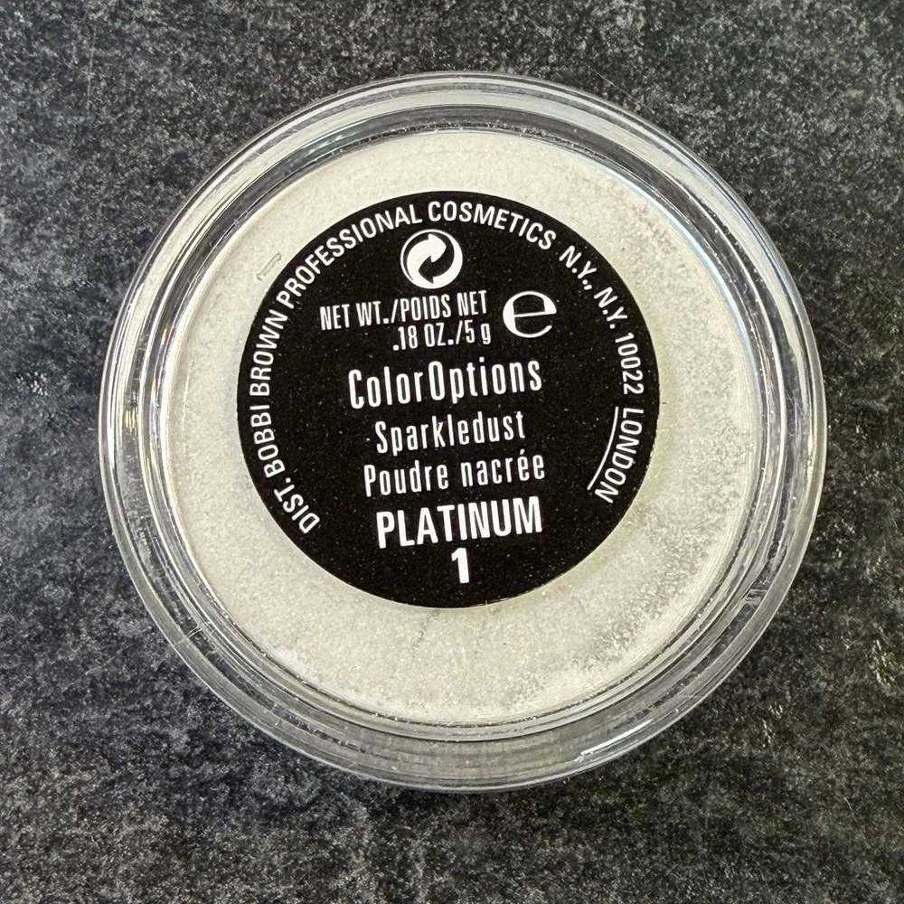 NEW Bobbi Brown Color Options Sparkledust 1  Platinum .18 oz SEALED Discontinued